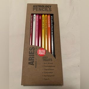 Aries Astrology Pencils